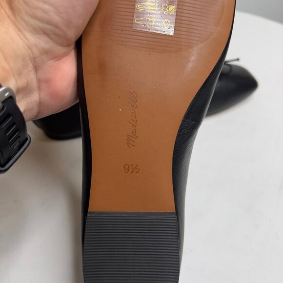 Madewell Womens $110 The Anelise Ballet Flat Black Size 9.5 NN901 NEW - Picture 9 of 11